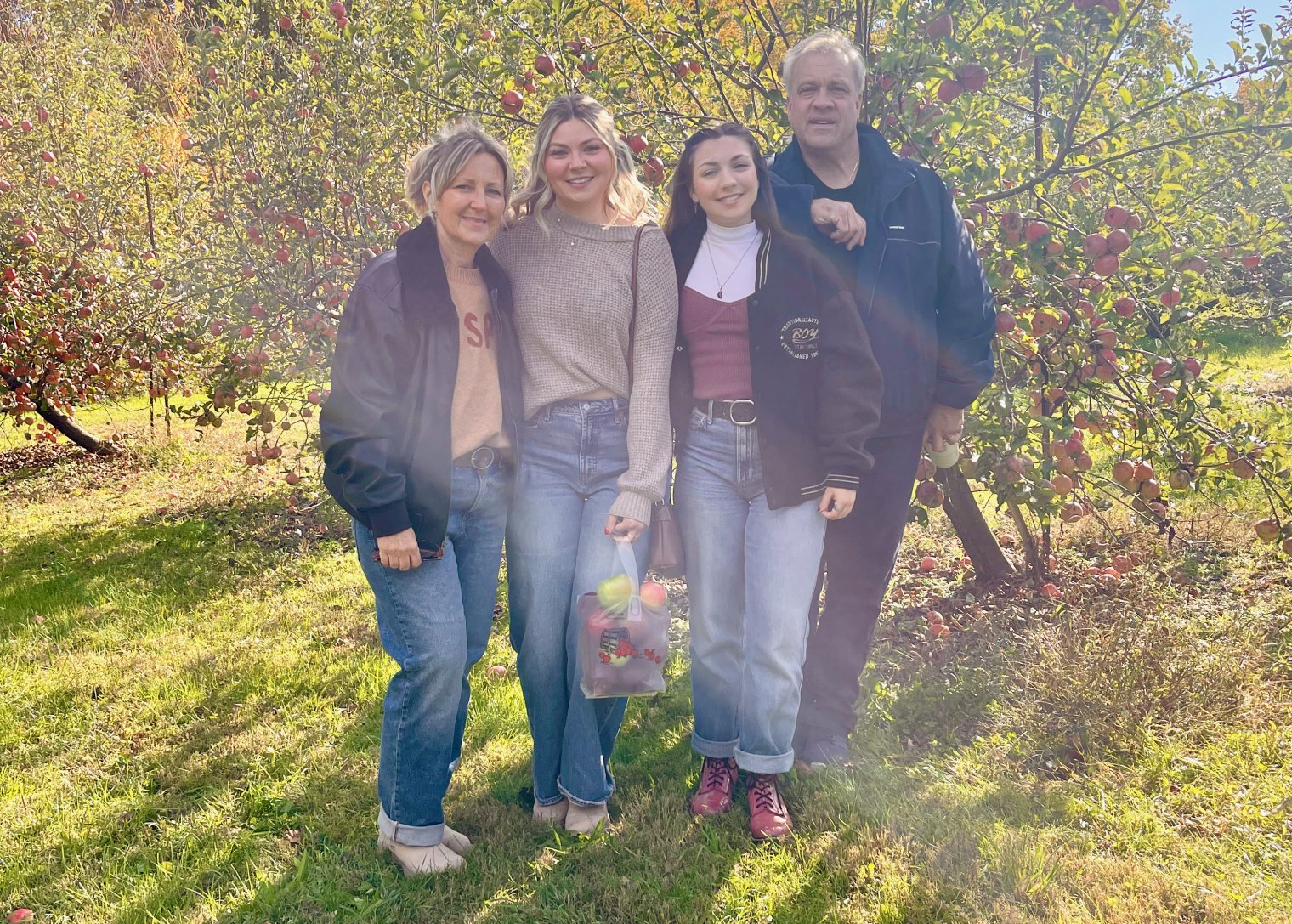 Jodi Cotugno’s daughters Emily, 25, and Molly, 23, and her husband James, each took things off of her plate, allowing her more time to dedicate to her studies. “It was just a semester or class by class. Just taking it one step at a time.” (Photo courtesy of Jodi Cotugno)