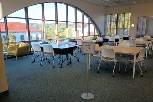 silent study on upper level