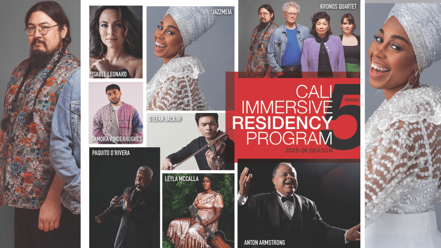 Photo of full group of Cali Immersive Residency Guests for 25-26 Season