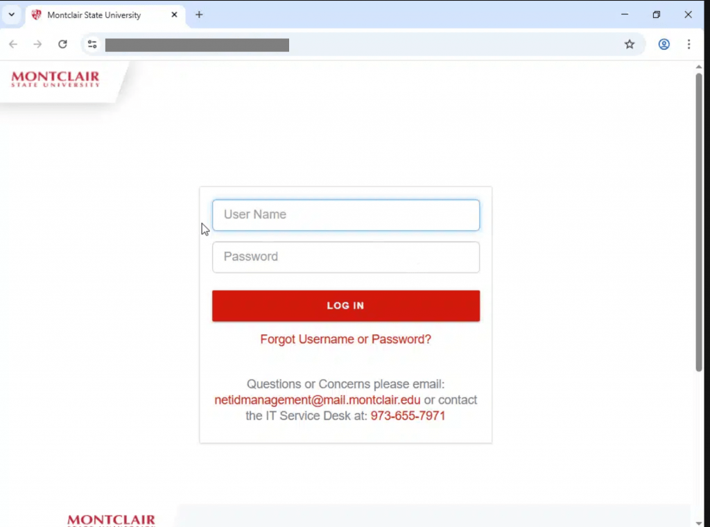 Screenshot of a fake login page associated with the Classroom Incident Phish.