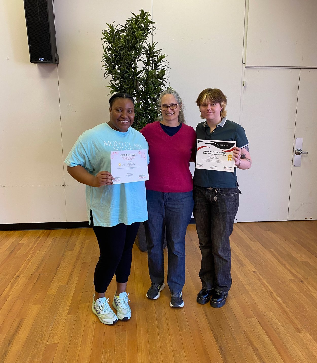 Left to Right: Renae Manahan, Lori Petrozzello, and Gabriel Marano