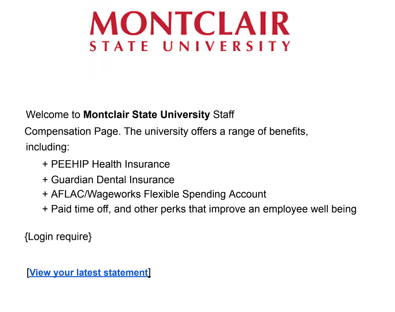 Screenshot of the document associated with the Statement phish