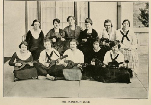 mandolin club yearbook entry