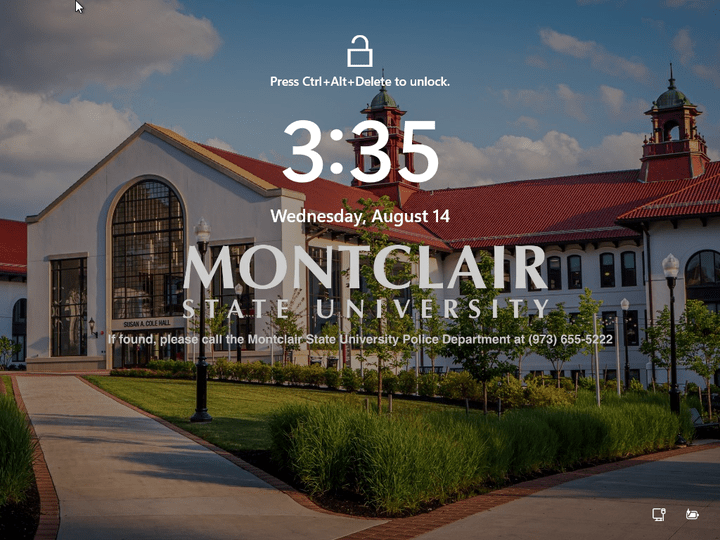 desktop login screen