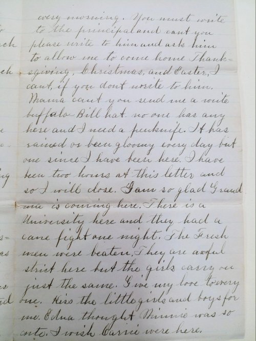 letter collection of family letters of Reverend George Seibert