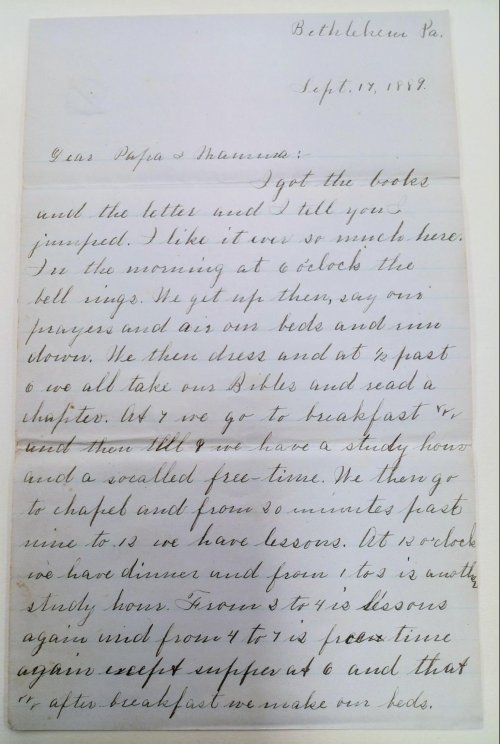 letter collection of family letters of Reverend George Seibert