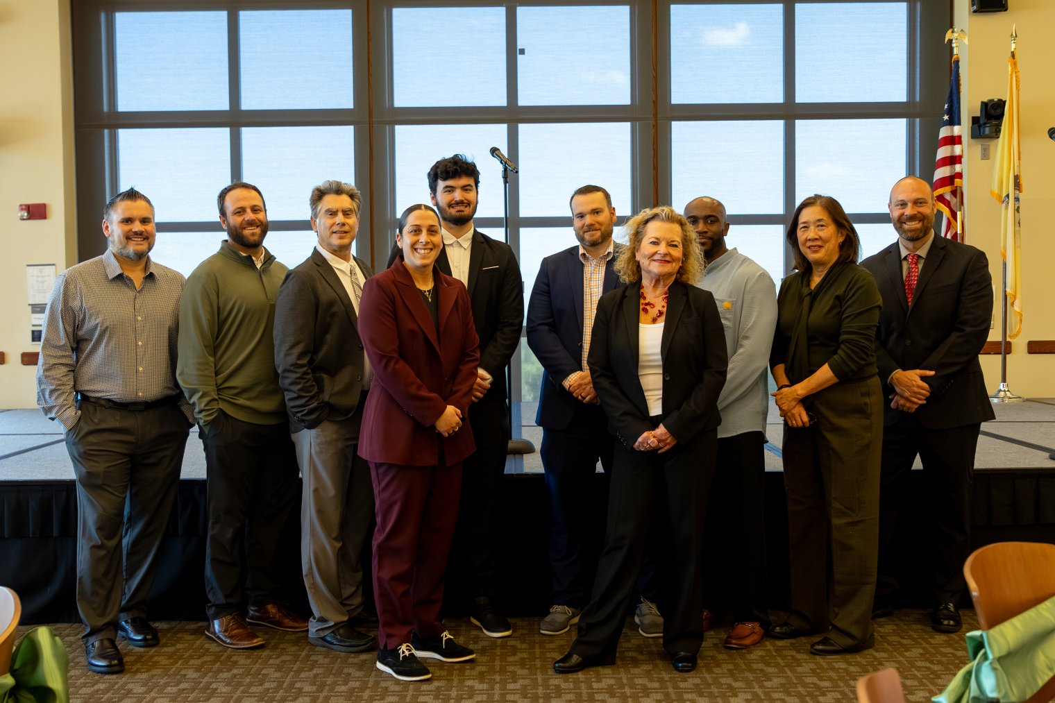 group photo of the campus rec professional staff team