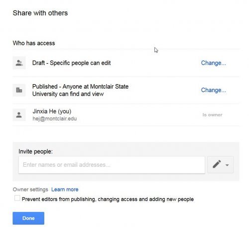 how to share your site