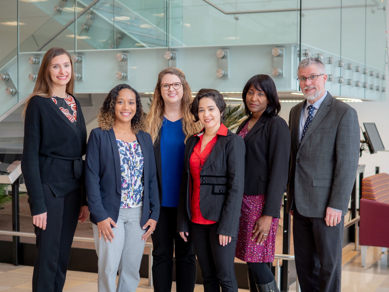 CSAM advising team members standing together