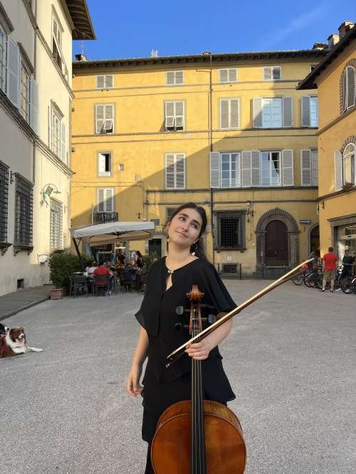 Ceclia Grossman Artist vision project in Europe with cello