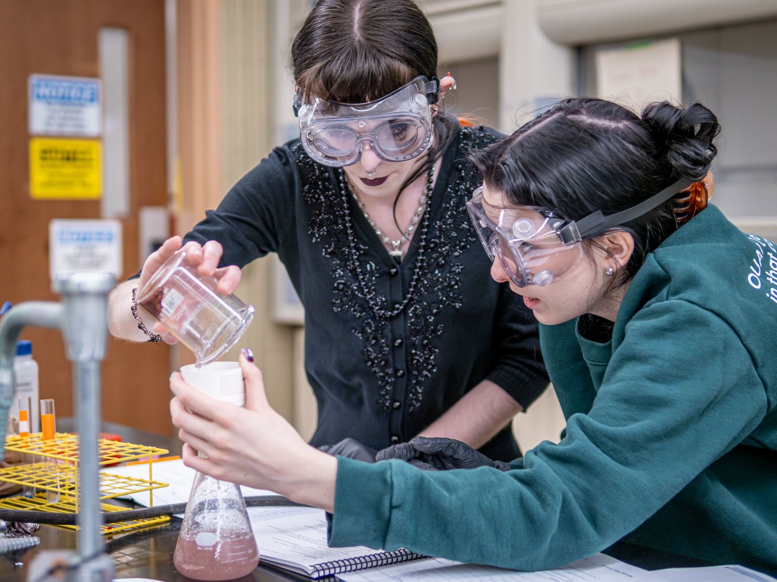 Students in Chem Lab 2025