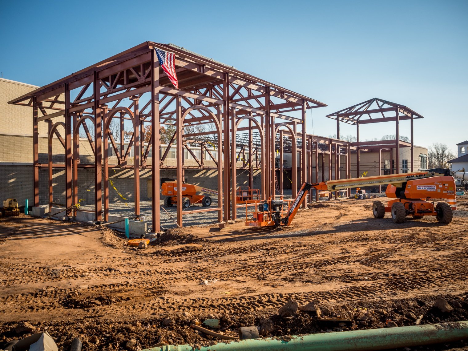 Construction Site of SCOM Building on Campus 2015