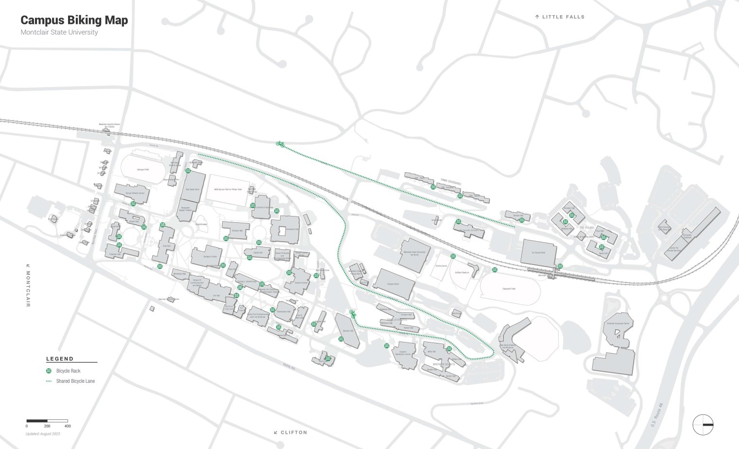 Campus Biking Map