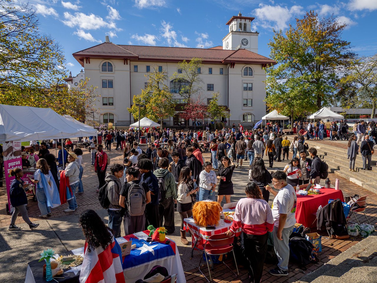 HHM Block Party View of the Quad