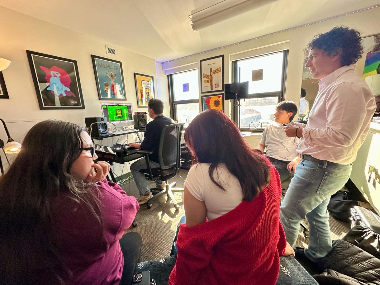 Music Therapy Ott Lab program "Rise Up!" Students in lab