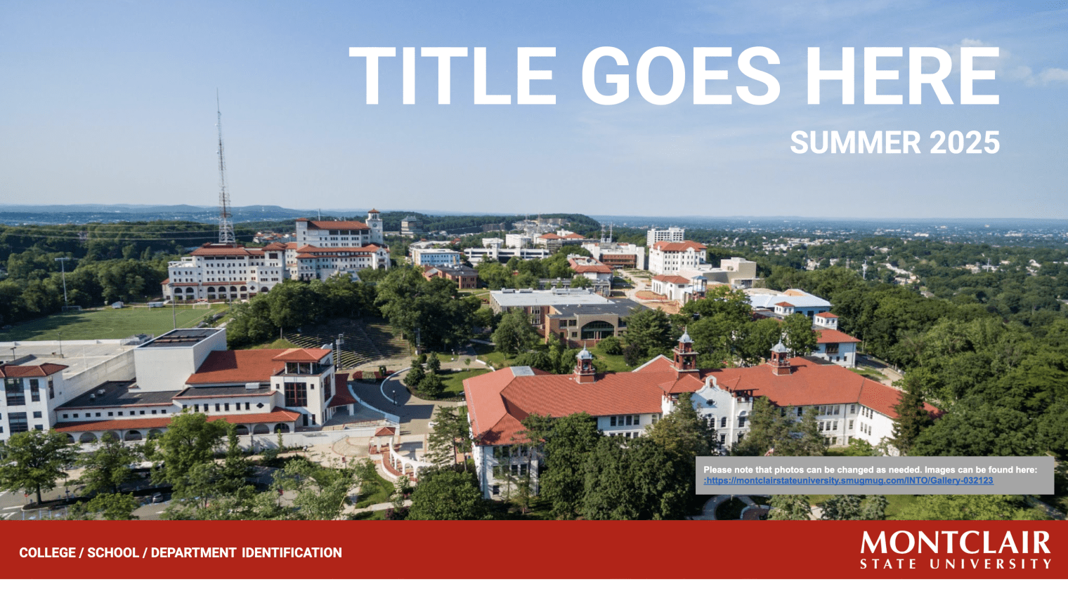Slideshow Template MSU example.