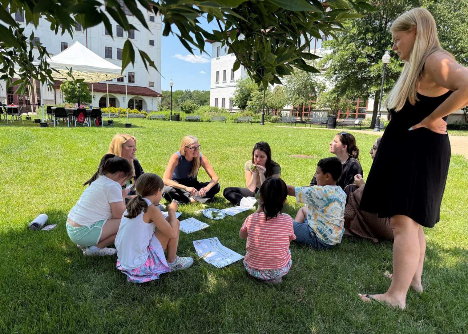 EcoExplorers outdoor investigations with epiSTEMic students