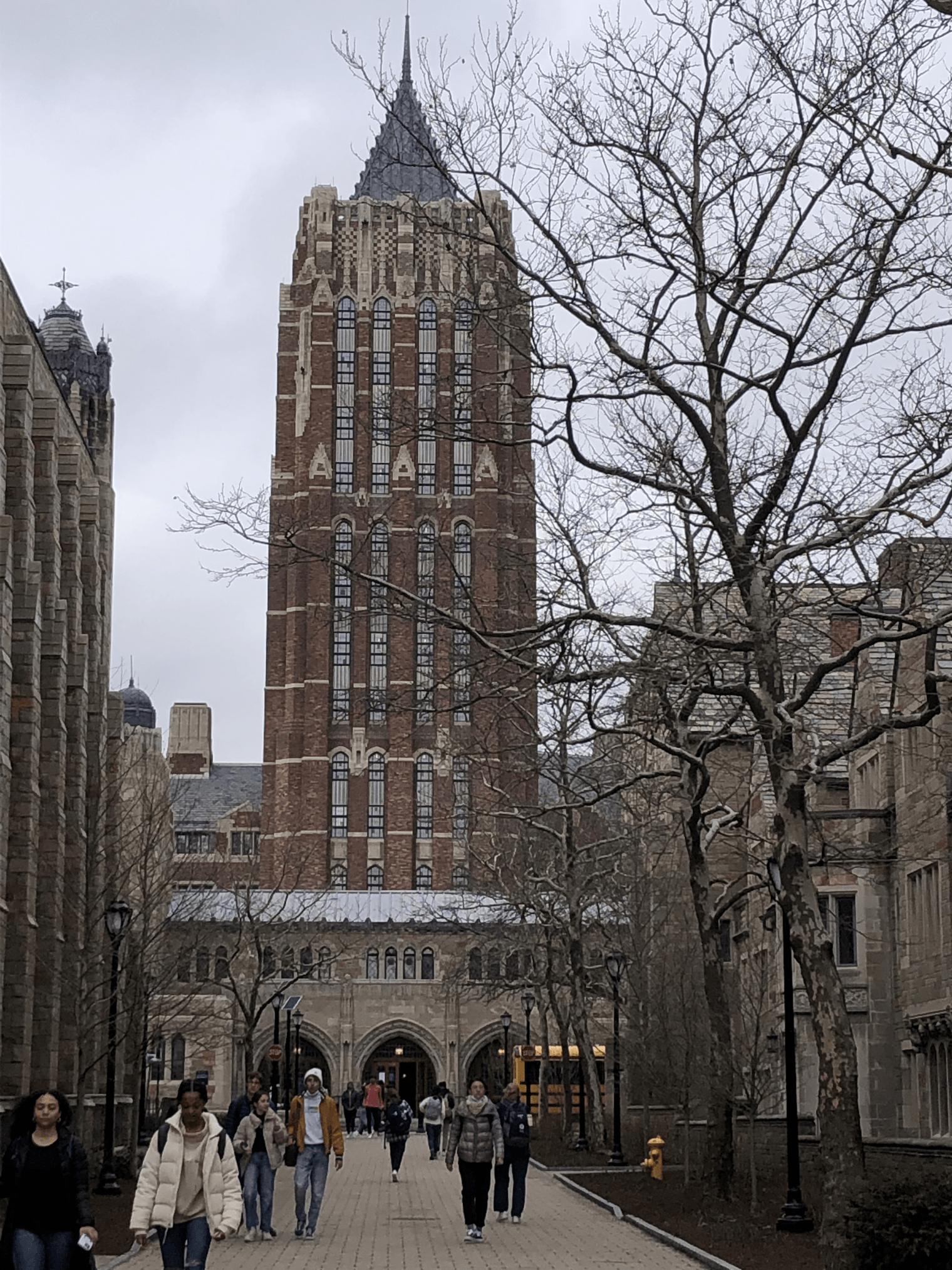 Exterior of the Italian Department building at Yale University