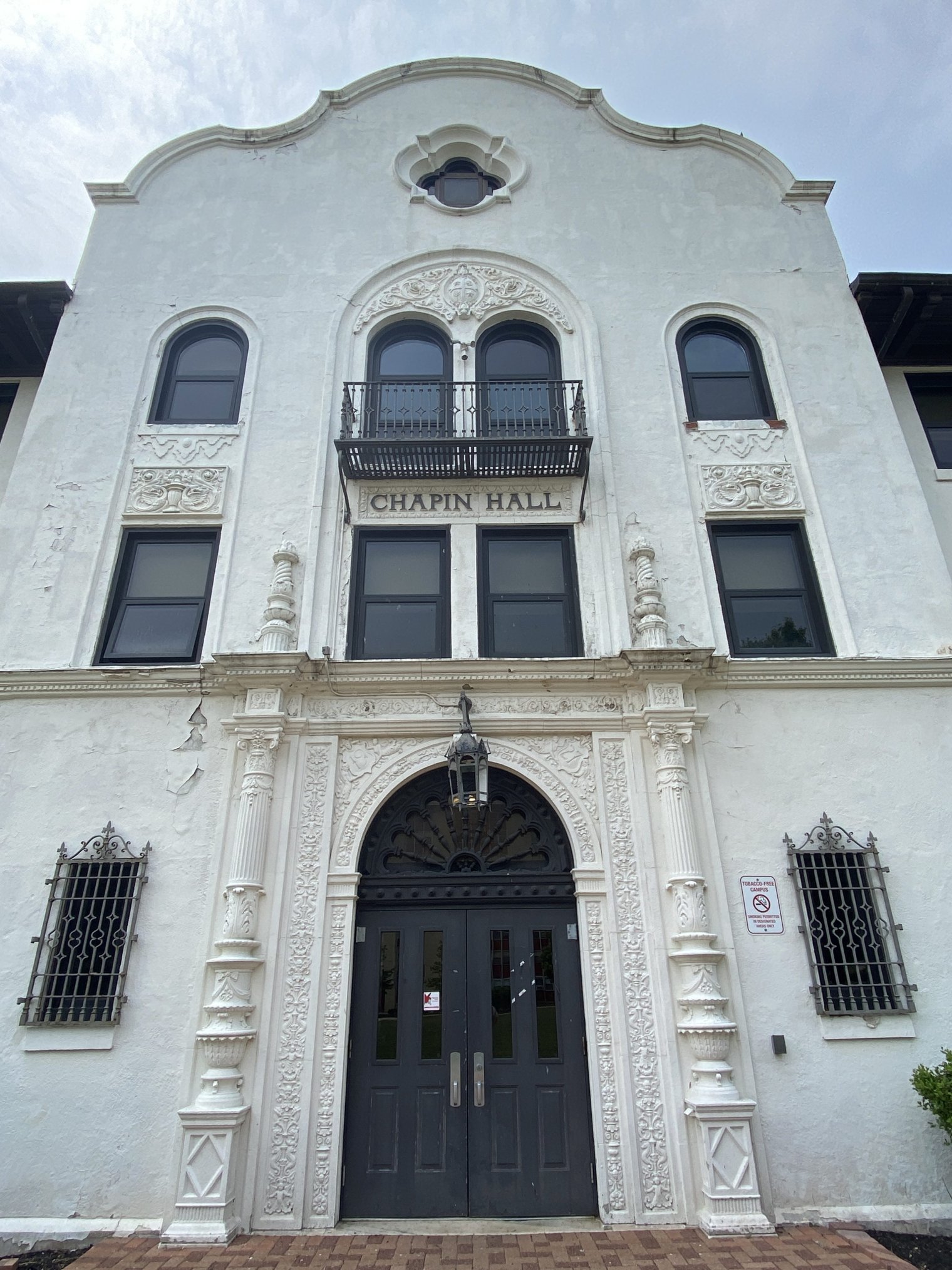 The facade of Chapin Hall at Montclair State University