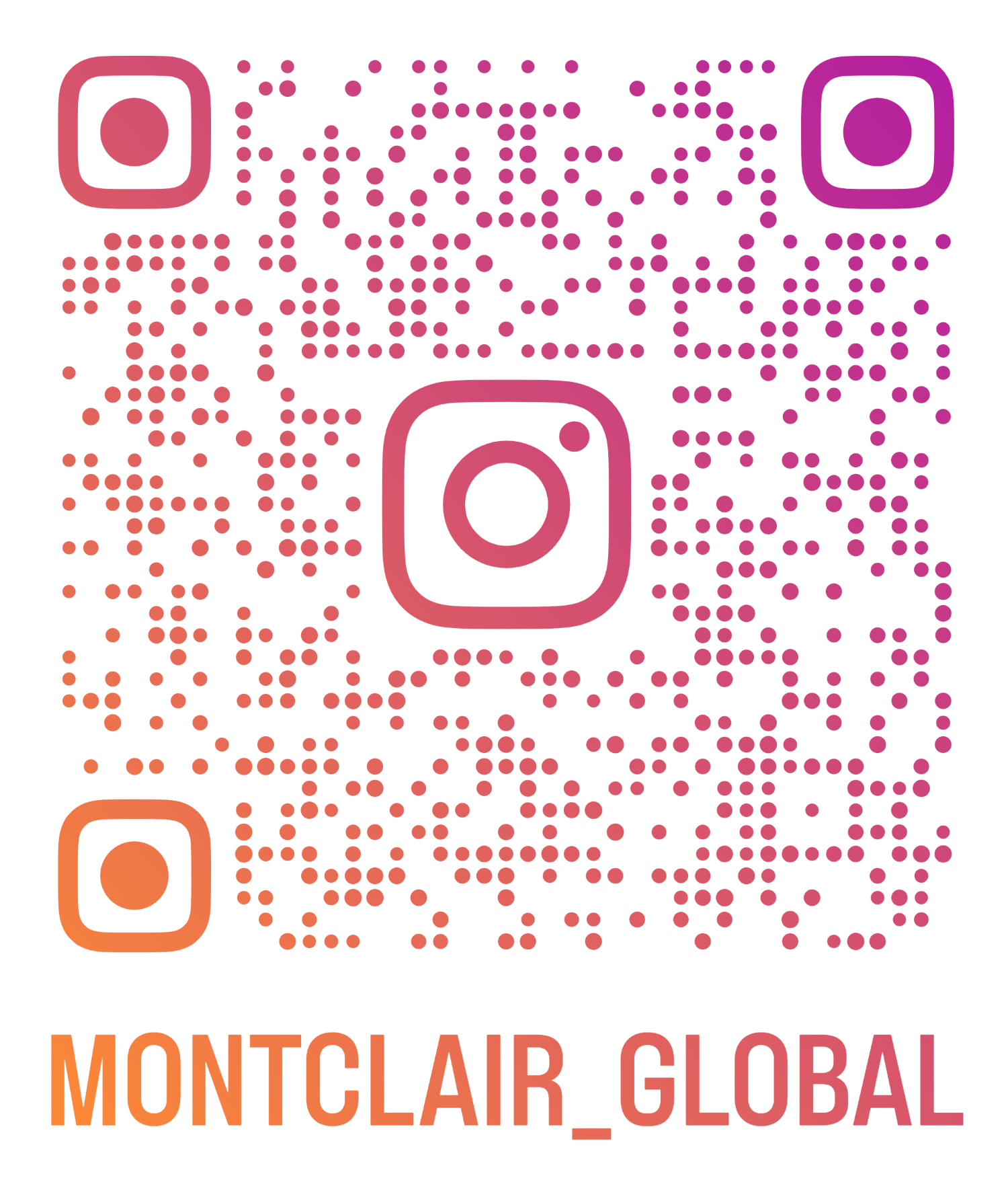 A QR code for Montclair_Global on Instagram