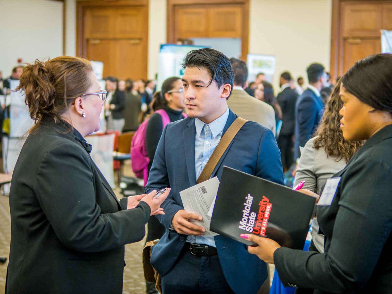 Professional Career Fair Conversation