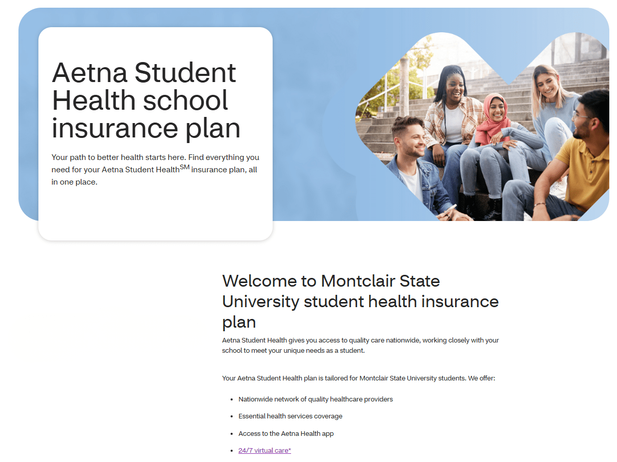 A screenshot of the AETNA health insurance portal
