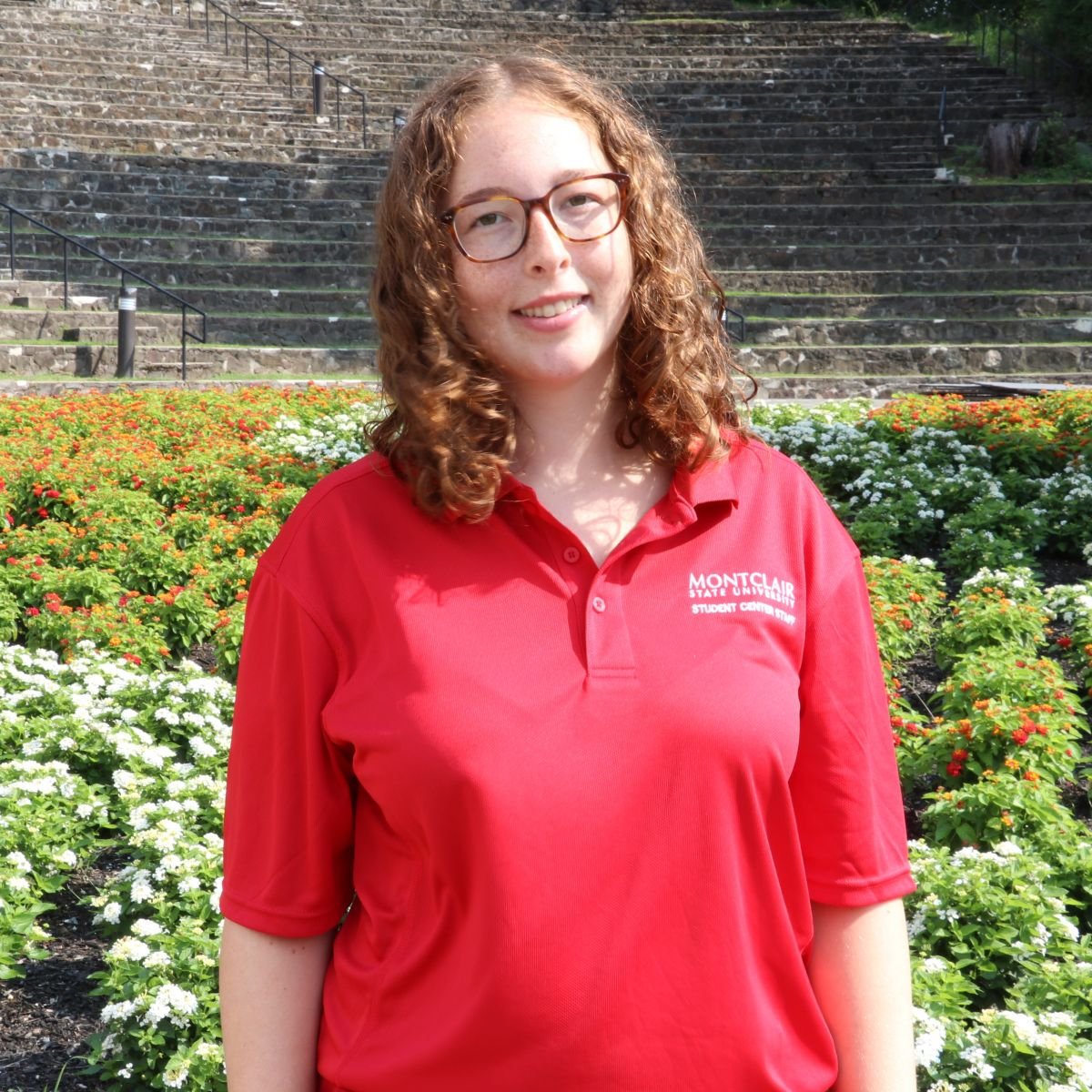 Photo of Student Center Information Desk Assistant Abbey
