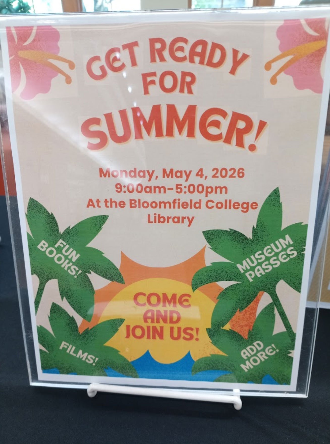 a "get ready for summer" flyer