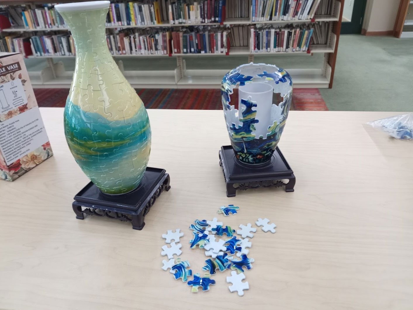 3d puzzles shaped like vases