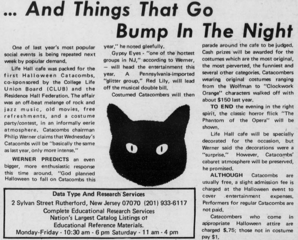 story about halloween on campus