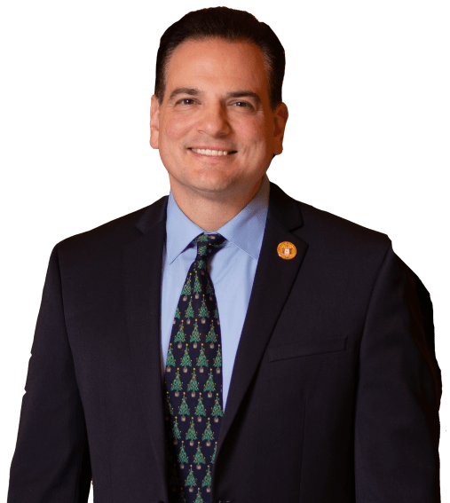 headshot of Senate President Nicholas Scutari