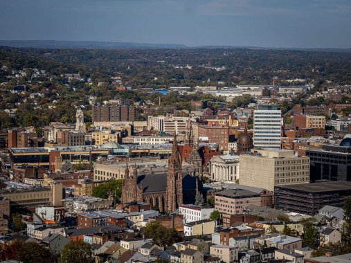 Aerial view of Downtown Paterson