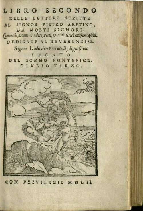 Digitized ccopy of letter aretino eusebio cover image