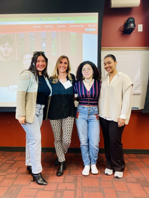 Faculty member for the HOLA with students