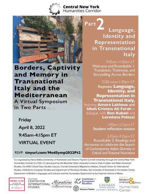 A flyer for Part 2 of a Central New York Humanities Corridor Symposium