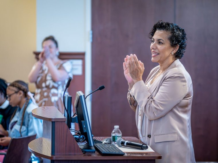 Dr. Mayida Zaal is the Founder & Director of Red Hawks Rising and an Associate Professor in the Department of Teaching and Learning.