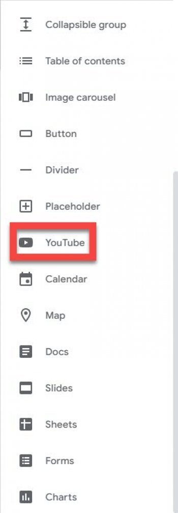 insert youtube video