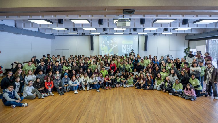 group photo from mlk day of service
