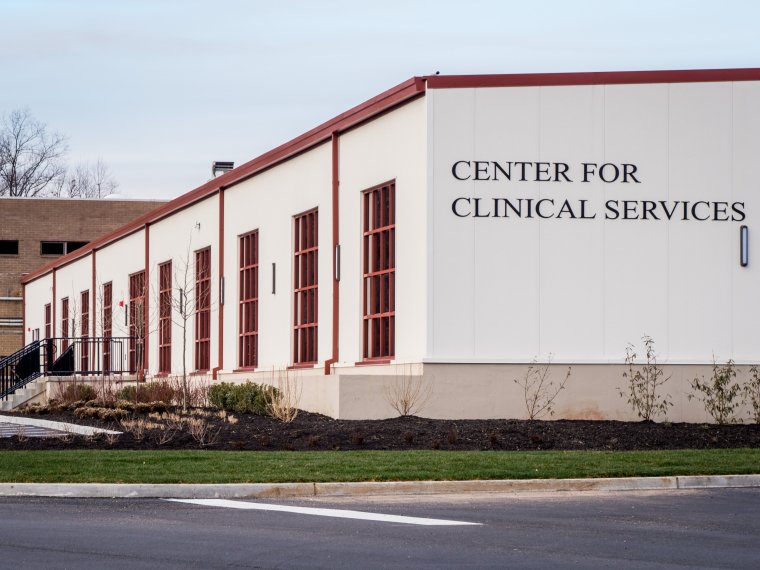 the Center for Clinical Services building