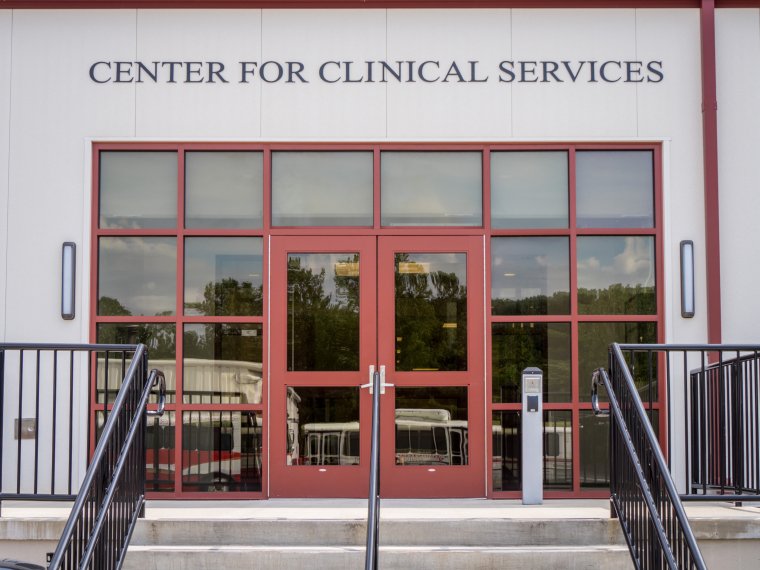 entrance to the Center for Clinical Services